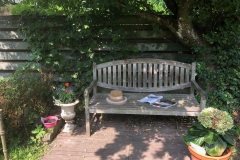 Een rustige plek in de tuin